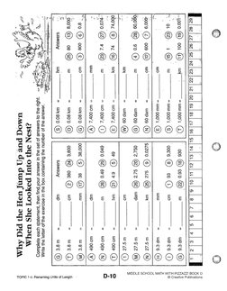 Middle School Math - Book D | PDF
