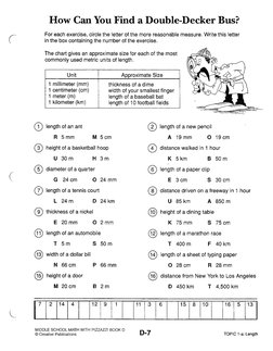 Middle School Math - Book D | PDF