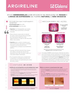 Argireline
M E C A N I S M O  D E  A Ç Ã O
O complexo SNARE é essencial para a liberação de acetilco-
lina na terminação nerv