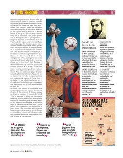 LUIS ENRIQUE
relación con personas de Madrid a las que
quiero mucho. Pero yo prefiero volver al
Bernabéu siendo odiado y silb