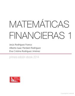 Matematica Financiera 1 | PDF