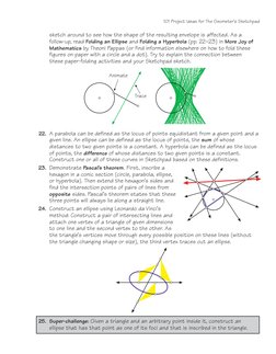 sketch around to see how the shape of the resulting envelope is affected. As a
follow-up, read Folding an Ellipse and Folding