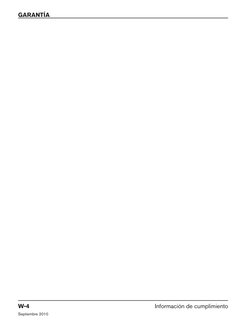 Tabla de contenido
vi	
powermax65/85  Manual del operador
GARANTíA
Septiembre 2010
W-4 
Información de cumplimiento 
