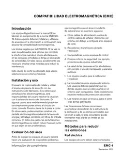 powermax65/85  Manual del operador	
i
Septiembre 2010
Información de cumplimiento 
EMC-1
Introducción
Los equipos Hypertherm