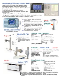 Columna  (Tipo Piso-Techo)
Dimensiones                     
Peso:                                180kg.
Rotación de Columna