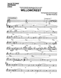 Willowcrest - FULL Big Band - Florence - Buddy Rich | PDF