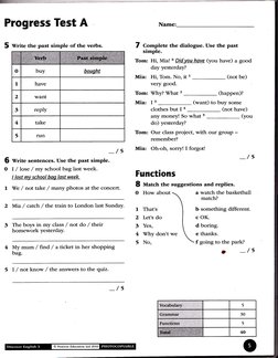 Discover English 3 Test Book | PDF