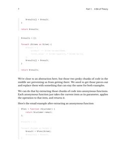$results[] = $result;
}
return $results;
$results = [];
foreach ($items as $item) {
$result = [
'product' => $item->productNa