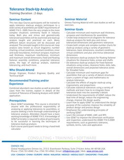 Tolerance Stack-Up Analysis Training | PDF | Engineering Tolerance ...