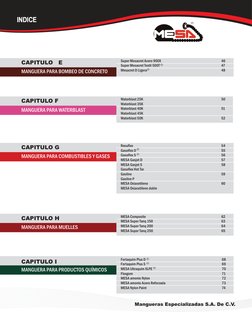 INDICE
INDICE
Super Mesacret Acero 900X 
Super Mesacret Textil 500T
Mesacret D Ligera
Fortaquim Plus D 
Fortaquim Plus S
MESA