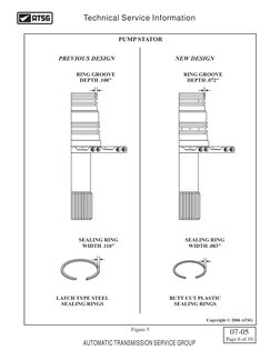 Figure 5
RING GROOVE
DEPTH .100"
RING GROOVE
DEPTH .072"
SEALING RING
WIDTH .083"
SEALING RING
WIDTH .110"
PUMP STATOR
PREVIO