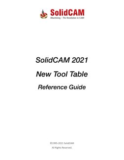 SolidCAM 2021 ToolKit Reference Guide | PDF | Machining | Library ...