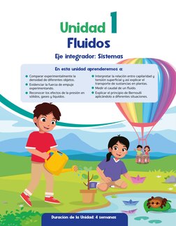 Fluidos
Unidad 1
En esta unidad aprenderemos a:
Comparar experimentalmente la 
densidad de diferentes objetos.
Evidenciar la