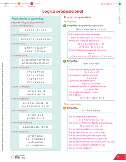 Aritmética
9
Unidad 1
Básico
Intermedio
Avanzado
Prohibida la reproducción total o parcial de este libro por cualquier medio