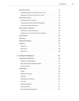 CONTENTS
ix
Basic Movement . . . . . . . . . . . . . . . . . . . . . . . . . . . . . . 72
C
