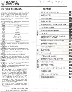 GL1200 Gold Wing Shop Manual | PDF | Piston | Manual Transmission