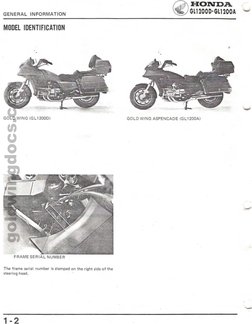 GL1200 Gold Wing Shop Manual | PDF | Piston | Manual Transmission