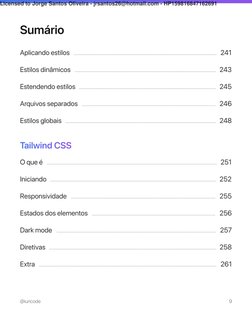 Sumário
@iuricode
9
Estendendo estilos ......................................................................................