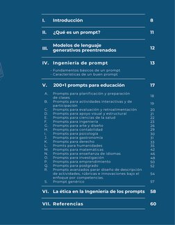 Introducción
A.
B.
C.
D.
E.
F.
G.
H. 
I.
J. 
K. 
L. 
M. 
N. 
O. 
P. 
Q.
R.
S. 
La ética en la Ingeniería de los prompts
Ingen