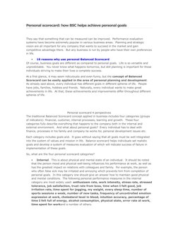Personal scorecard: how BSC helps achieve personal goals
They say that something that can be measured can be improved.  Perfo