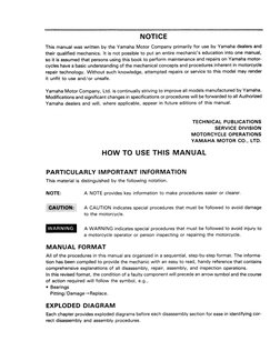 1987 YAMAHA YSR 50T Service Manual | PDF | Motor Oil