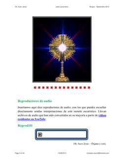 ◙  ◙  ◙  ◙  ◙  ◙  ◙  ◙  ◙  ◙  ◙  ◙  ◙  ◙ 
 
Reproductores de audio 
Insertamos aquí diez reproductores de audio, con lo