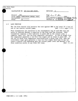 K New York Power 
LAuthority
CALCULATION NO. IP3-CALC-RPC-00298 
Project 
IP3 
Title Instr. Loop Accur./Setpt. Calc.  
Prelim