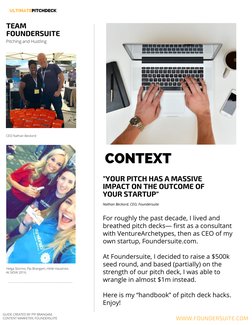 Ultimate Pitch Deck Guide for Founders | PDF | Startup Company | Small ...