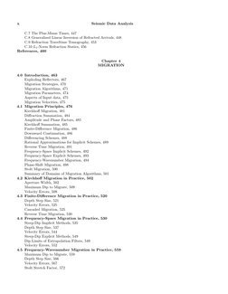 x
Seismic Data Analysis
C.7 The Plus-Minus Times, 447
C.8 Generalized Linear Inversion of Refracted Arrivals, 448
C.9 Refract