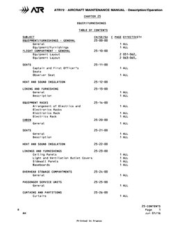 ATR72 Interior Layout and Features | PDF | Aviation | Aircraft