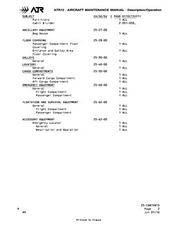 ATR72 Interior Layout and Features | PDF | Aviation | Aircraft