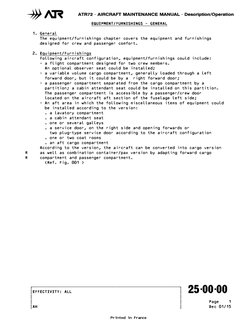 ATR72 Interior Layout and Features | PDF | Aviation | Aircraft