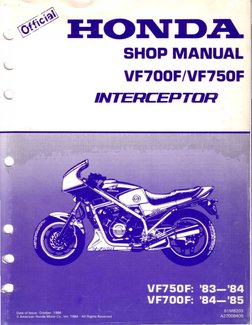 VF700F VF750F 83-85 Shop Manual | PDF | Exhaust Gas | Machines
