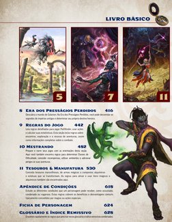 5
7
11
LIVRO BÁSICO
8 	 Era dos Presságios Perdidos
416	
Descubra o mundo de Golarion. Na Era dos Presságios Perdidos, você