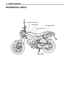 Suzuki TR50S Street Magic '98-'99 Service Manual | PDF