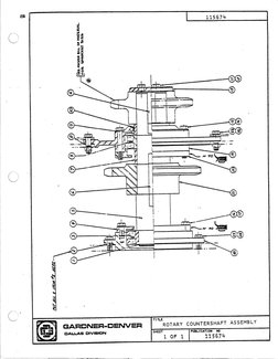 Gardner Denver DW7-22 Drawworks Parts List | PDF