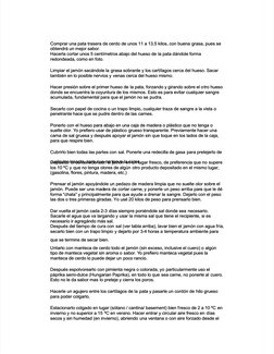  
4omprar una pata trasera de cerdo de unos 11 a 1-, )ilos, con buena 
4omprar una pata trasera de cerdo de unos 11 a 1-, )