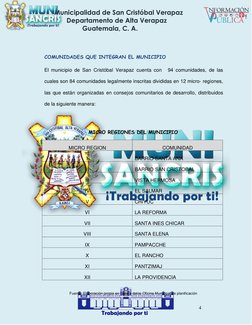 Datos Demográficos de San Cristóbal Verapaz | PDF | Guatemala | Salud y ...
