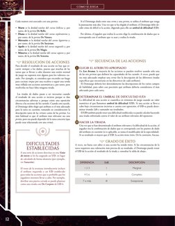 CÓMO SE JUEGA
Cada numen está asociado con una peritia:
•	 Marte es la deidad tutelar del cursus bellicus y, por 
tanto, de l