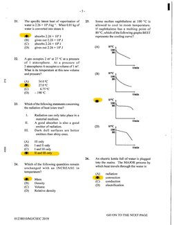 CSEC Physics June 2019 P1 Answers | PDF