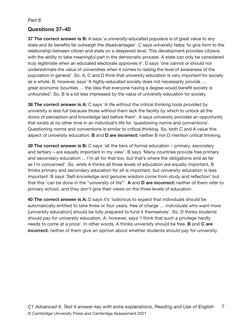 C1 Advanced 4, Test 4 Answer Key, Reading and Use of English | PDF ...