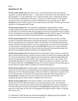 C1 Advanced 4, Test 4 Answer Key, Reading and Use of English | PDF ...