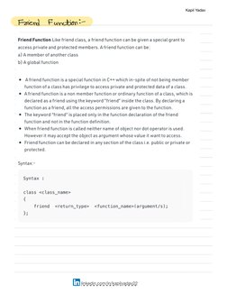 Kapil Yadav
linkedin.com/in/kapilyadav22
Friend
Function : -
