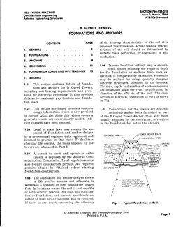 BELL SYSTEM PRACTICES 
Outside Plant Engineering 
Antenna Supporting Structures 
SECTION 760-925-210 
Issue 2, March, 1964 
A