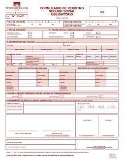  
Nº de
Nº de
solicitud
solicitud
FORM.SPVS/IP-002
FORM.SPVS/IP-002
NUA
NUA
FORMULARIO DE REGISTRO
FORMULARIO DE REGISTRO
SEG