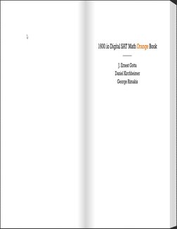 Orange Math Book 1600.io SAT Math Orange Book Volume I and II (809 Pages) Every SAT Math ...