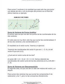 Ejercicios Resueltos: Suma y Resta de Vectores | PDF | Vector ...