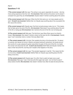 A2 Key 2 Test 2 Answer Key | PDF | Word | Adverb