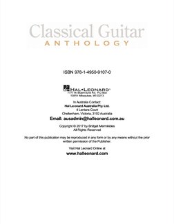 Classical Guitar Anthology | PDF | Classical Music | Musical