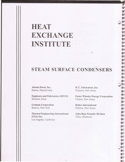 Hei - Standards For Steam Surface Condensers Add-1 | PDF | Foreign ...
